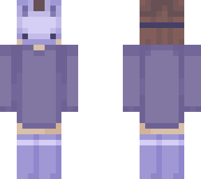 simple bunny person with space buns!