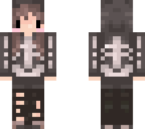 skeleton chibi w hair - edit