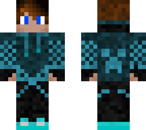turquoise hoodie