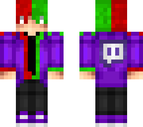 twitch gamer boy - red/green edit