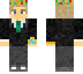 voidend skin in a suit with crown