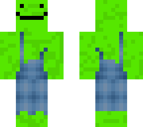 weird man in overalls