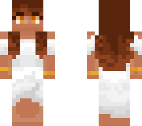 white dress curly hair caramel colored skin
