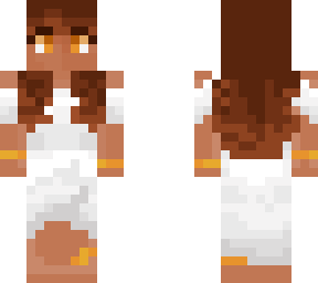 white dress curly hair caramel colored skin