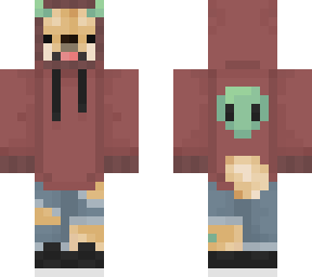 alien hoodie dog