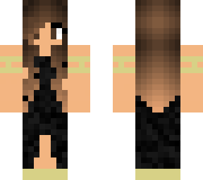 black/gold dress