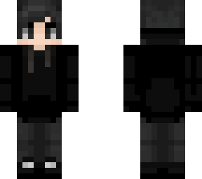 black hoodie