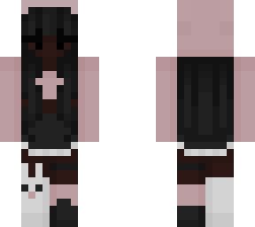 black version cowtails' bunny girl skin