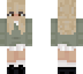 blonde hair brown eyes
