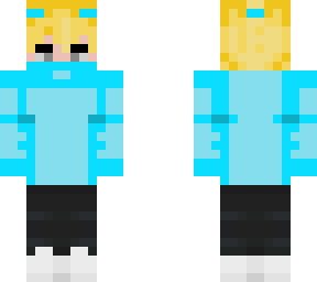 blonde hoodie boy
