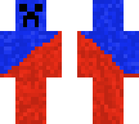 blue and red creeper
