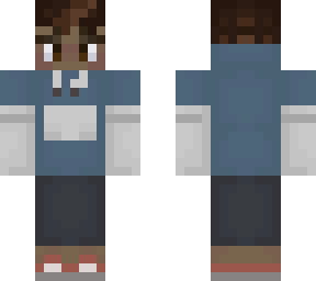 blue and white hoodie