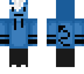 blue demon and red