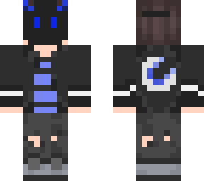 blue masked demon