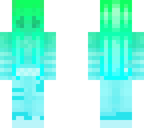 blue to green fade skin