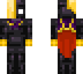 caped golden mask