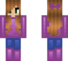 cool purple girl