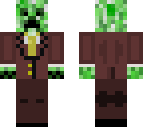 creeper in red tuxedo