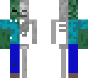 damaged zombie/skeleton