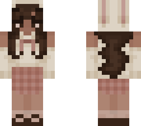 darker hair edit of bunny ears w/ ribbons
