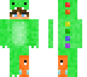 dinosour boy with fish