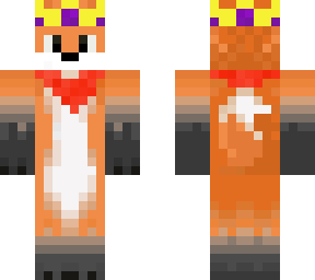 fox with crown