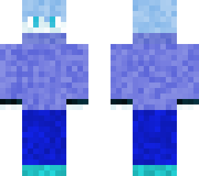 frozen boy with blue sweatshirt