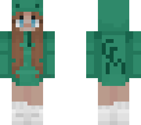 girl frog hoodie skin