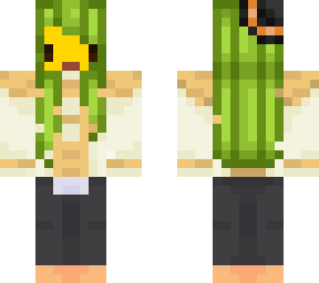 green hair