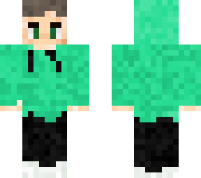 green hoodie