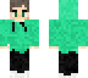 green hoodie