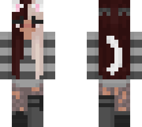 grunge cat girl