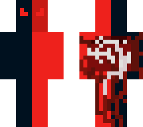 half red hald dark monster