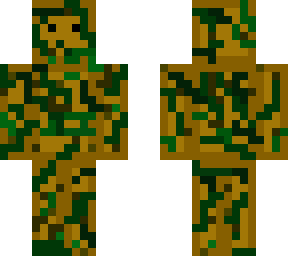 low poly semi-camo potato skin