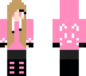 pink cat hoodie