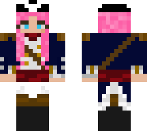 pink hair l'manburg skin