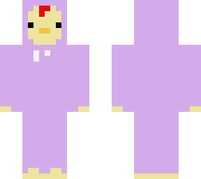 purple chicken onesie