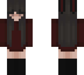 red bunny ear girl
