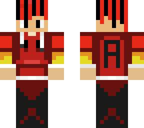 red flaming eboy dreads