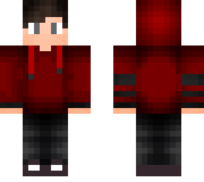 red hoodie