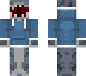 shark in hoodie