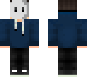 skin with a mask