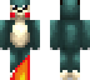 snorlax and pikachu and charizards flame thrower