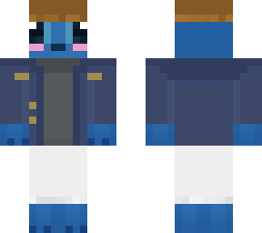 stitch nuimos - denim jacket and knitted hat
