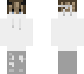 white hoodie boy
