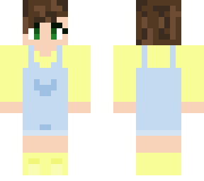 yellow overalls