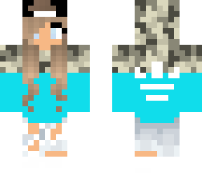 adidas camo girl aqua (first girl i've made btw)