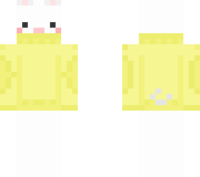 baked bunny in sweater