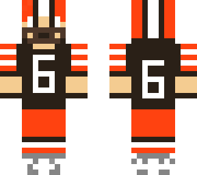 baker mayfield (2020)- brown and orange