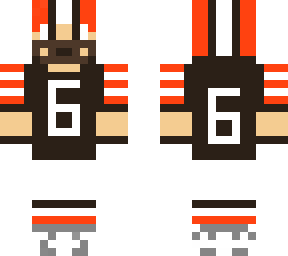 baker mayfield (2020)- brown and white